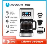 Taylor Swoden Cafetera Goteo 12 Tazas con Filtro Permanente, Programable 24h, Función de Apagado de Pantalla, Función AutoClean, Sistema Antigoteo, Función Mantener Caliente, Sin BPA, 950W, Verde