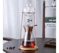 Cafetera de Goteo en Frío Ice Cold Brew Dripper - Torre de Goteo 400 Ml, Reutilizable Para Uso en el Hogar y Cafetería