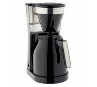 Melitta, Cafetera de Goteo Therm II con Jarra Isotérmica, Función Easy Click, Negra con Detalles en Acero Inoxidable, 1050 W, 1 Liter