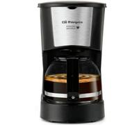Orbegozo Cafetera de goteo CG 4206, 6 tazas, 600 W, jarra de cristal 0,6 L, negra