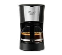 Orbegozo Cafetera CG 4206 de Goteo, 6 tazas, 600W, jarra de cristal 0.6L, negro