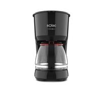Cafetera de Goteo Solac Coffee4you 1,25L 12 Tazas Sistema antigoteo filtro lavable