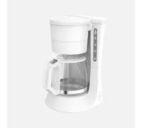 Cafetera de goteo xena 6tazas blanco 600w filtro permanente jarra cris