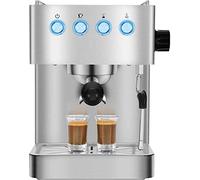 Cafetera de Grano a Taza Coffee Home Espresso Manual Italiana, Acero Inoxidable, silenciosa, Bomba y Filtro para Oficina en casa, Capuchino