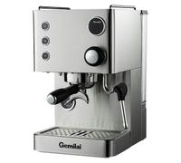 Cafetera de grupo GEMILAI G3007Z, Plata - Doble caldera (caldera de preparación de 550 ml + termobloque de vapor), PID, portafiltro de 58 mm, OPV aju…