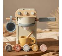 Cafetera de madera Little Dutch menta, opcional con grabado – Sin personalización