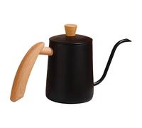 Cafetera de mano para preparar 350 ml olla de café larga con cuello de cisne hervidor de acero inoxidable verter en una olla portátil para acampar