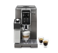 Cafetera De'Longhi Dinamica Plus ECAM 370.95.T totalmente automática con sistema de leche LatteCrema, capuchino y espresso con solo presionar un botón, pantalla táctil a color y control por aplicación, función cafetera, Titan x1