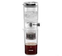Cafetera Drip Cold Brew diseñada para mantener una velocidad de goteo uniforme para obtener los mejores resultados de extracción con filtro de alta densidad y diseño práctico (transparente)