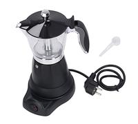 Cafetera Eléctrica, Cafetera Moka Eléctrica Espresso De 6 Tazas/300 Ml, Máquina De Café Expreso De Aleación De Aluminio Desmontable Cafetera Moka Pot Para Oficina En Casa(EU 220-240V)