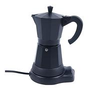 Cafetera eléctrica espresso con base de aluminio vintage para 6 tazas de espresso, capacidad de 300 ml