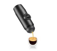 Cafetera eléctrica portátil inalámbrica 2 en 1, contenedor de polvo de 15 bar, preparación automática, batería de 2000 mAh