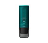 Cafetera Eléctrica Portátil OutIn Nano - Verde Turquesa con Autocalentamiento USB-C, Café Molido y Cápsulas NS - Para Camping, Viajes, Senderismo