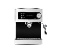 Cecotec Cafetera Express Café Espresso y Cappuccino Power Espresso. 20 Bares de Presión, Vaporizador Orientable, Brazo con Doble Salida, Calientatazas, Capacidad 1,5L, Incluye Cuchara Prensadora