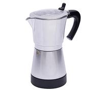 Cafetera espresso de 480 W, 2,5 bar, 300 ml, cafetera expreso sin cápsulas, para 1 - 6 tazas, con base giratoria de 360°, boquilla antigoteo, válvula de seguridad, cafetera compacta para el hogar