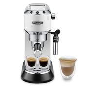 Cafetera Espresso DeLonghi DEDICA EC685 W S, Blanca, 15 Bar