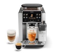 KRUPS Sensation Elite - Máquina de café totalmente automática caliente y fría, pantalla táctil fácil de usar, tecnología Cold Brew, recetas personalizables, tecnología Milk Maestro, color plateado