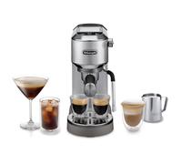Cafetera Espresso Manual DeLonghi Dedica Duo EC890.M 1,1L 15 bares con vaporizador y cold brew