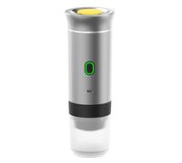 Cafetera espresso portátil, cafetera eléctrica, inalámbrica, autocalentable, máquina de café expreso de viaje, 60 ml, para café molido, cápsula Nespresso, camping, coche, caravana, senderismo, oficina