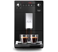 Melitta Purista F230-102 - Cafetera superautomática compacta con molinillo silencioso, máquina de café con sistema de extracción de aroma, intensidad del café regulable y limpieza automática, negro