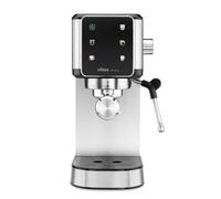Ufesa Arona Cafetera Espresso 1350W con Panel Táctil a Color, 20 Bares, Función Espresso Cool, Cold Brew, Varilla de Vapor Ajustable, Depósito de Agua 1L, Portafiltro Metálico, Compacto, Café Frío