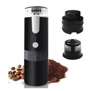 Cafetera exprés eléctrica portátil for una sola porción con taza de café en polvo y contenedor for cápsulas, recargable, automática
