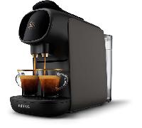 PHILIPS l'Or Barista Sublime Cafetera de Cápsulas, Gris Cachemir, Reconocimiento de Cápsula Doble, 1 o 2 Tazas, Bandeja de Goteo Ajustable, LM9012/20