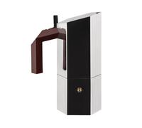 Cafetera expreso de acero 18/10 6 tazas, mod Menhir design Michael Anastassiades, apta para inducción