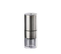 Cafetera expreso eléctrica portátil Molinillo De Café Eléctrico Portátil Con Carga USB, Máquina De Café En Grano Totalmente Automática For El Hogar Para café en polvo y cápsulas(Silver)