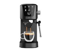 Cecotec Cafetera Express para Espresso y Cappuccino Power Espresso 20 Touch. 1350W, 20 Bares, Pantalla Táctil, Vaporizador, Depósito Agua 1L, Thermoblock, Calientatazas, Bandeja Goteo, Accesorios