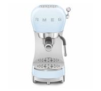 Cafetera express de brazo smeg ecf02pbeu azul 1,1 l