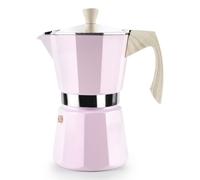Cafetera Express Ibili Toscana Rosa Pastel 0,6L 6-12 tazas interior antiadherente