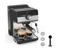 Cafetera express - Krups XP384E Authentic, 15 bares, Depósito 2 L, Boq