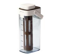 Cafetera fría con asa de boca ancha de 10 ml, dispensador a prueba de fugas, jarra de café con infusor para limonada, bebidas de frutas, incluso extracción de saturación, cocina, comedor 061446