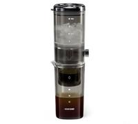 Cafetera fría con válvula de equilibrio de presión y filtro de alta densidad, extracción de goteo estable y suave para sabor puro de café (negro)