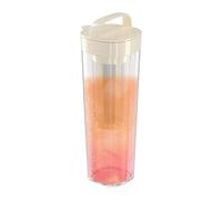 Cafetera helada manual de 1100 ml con asa | Olla portátil de jugo de verano con filtro, tetera de frutas heladas para apartamento, hogar, dormitorio, cafetería