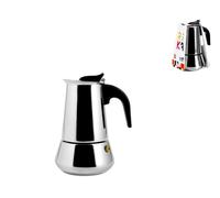 Cafetera Inox Rika Para Inducción, 2 Tazas