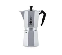 Bialetti - Moka Express: Icónica Cafetera Italiana para Espresso, Auténtico Café Italiano, Cafetera Moka 18 Tazas (800 Ml), Aluminio, Plata