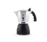 Bialetti New Brikka, Moka pot, la única cafetera capaz de hacer un espresso cremoso, 4 tazas, Aluminio
