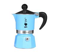Bialetti Rainbow Cafetera Italiana Espresso, 1 Taza, Aluminio, Azul