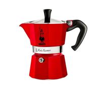 Cafetera italiana bialetti rojo aluminio 1 taza 50 ml