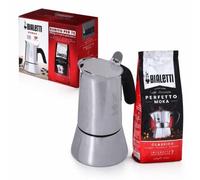 Cafetera italiana Bialetti Venus acero inoxidable 6 tazas compatible inducción