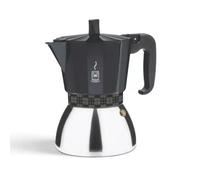 Cafetera italiana BRA 6 tazas cuerpo aluminio base acero inoxidable