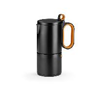 Cafetera de Cápsulas BRA Efficient 0,18L Acero Inoxidable Full Induction Naranja/Negro