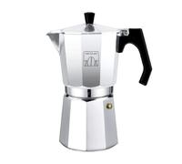 Cecotec Cafetera Italiana Mokclassic 1200 Shiny. Cafetera de Aluminio, Para toda cocina, 12 Tazas de café, Junta de silicona, Mango Ergonómico y Termorresistente, Filtro y Válcula de acero inoxidable