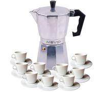 Cafetera italiana de aluminio (9 tazas) - MUVIP