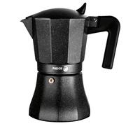 Cafetera Italiana de Aluminio, Tradicional Express, 3 Tazas Café, Vitrocerámica