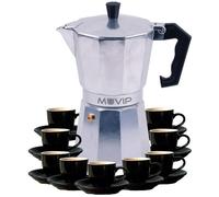 Cafetera italiana de inducción 9 tazas (aluminio) - MUVIP