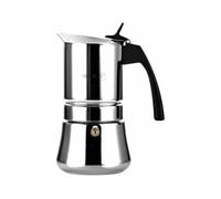 Fagor Etnica - Cafetera Italiana 10 Tazas, 500ml, Acero Inoxidable, Todo Tipo de Cocinas, Inducción, Mango Ergonómicos de Nylon, Café, Moka, Expresso