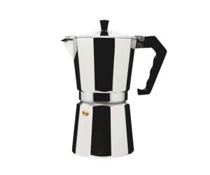Cafetera Italiana Haeger CP-09A.008A 9 tazas metálica aluminio